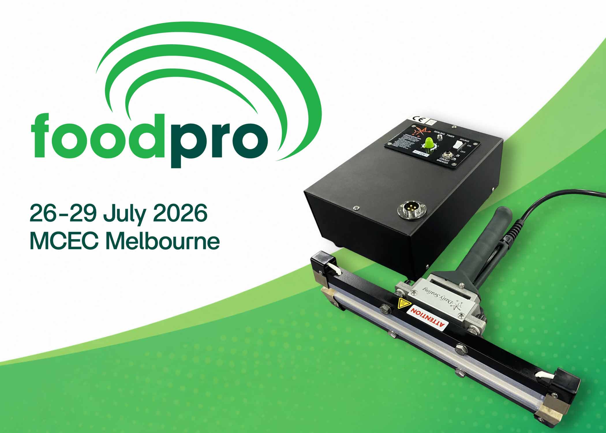 🇦🇺 Meet Daily Sealing at FOODPRO 2026 Melbourne!
