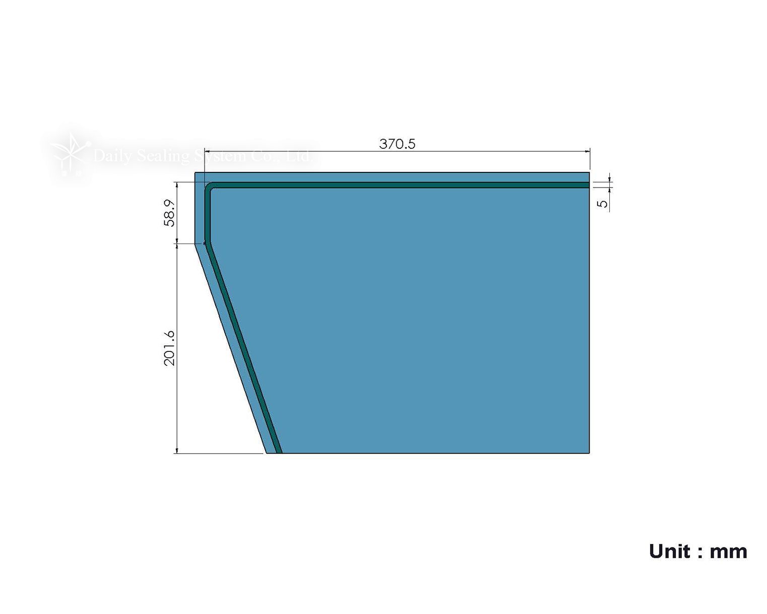 DTC4-650L Pneumatic irregular shape sealer